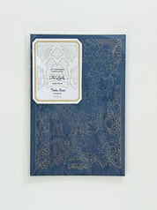 LETTERPRESS POSTCARD The Light Night Blue