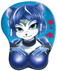 クリスタルおっぱいマウスパッド