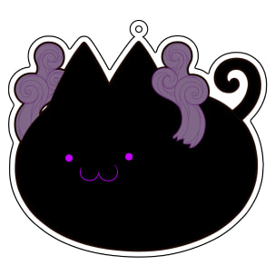 さたねこ　アクリルキーホルダー