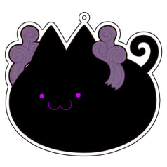 さたねこ　アクリルキーホルダー