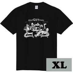 ALLI"GUY"TORS T-shirts (黒 - XLサイズ)