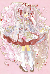 あやかしポストカード・桜の精