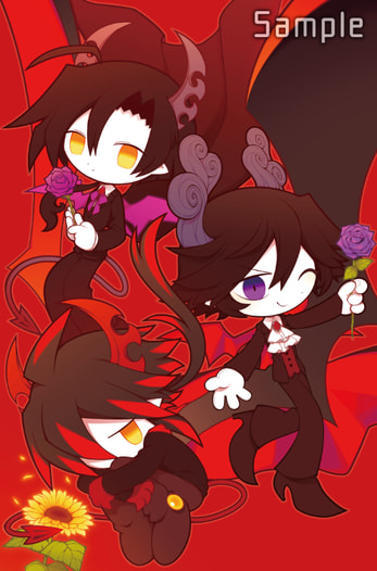 サタニック＆イヴリス＆リコリス　タペストリー