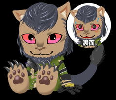 ボズヤンロスガルゆらゆらしっぽアクリルキーホルダー[セロウシュ]