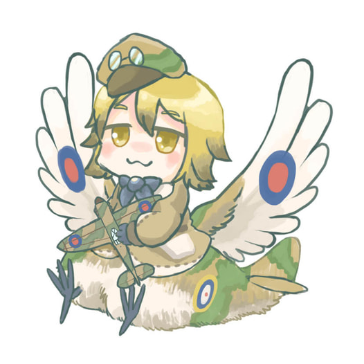 スピットファイアアクリルキーホルダー