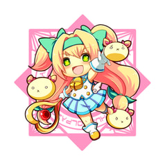 プラチナアクリルキーホルダー