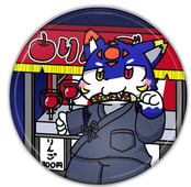 夏祭り　ユピテル缶バッチ