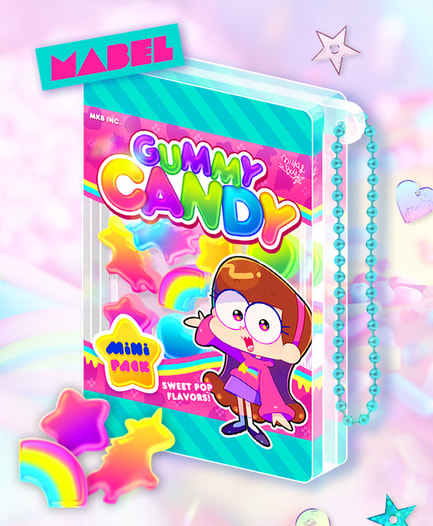 メイベル Mabel グミお菓子風シャカシャカアクキー