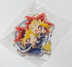 W遊戯アクリルキーホルダー　ラメ