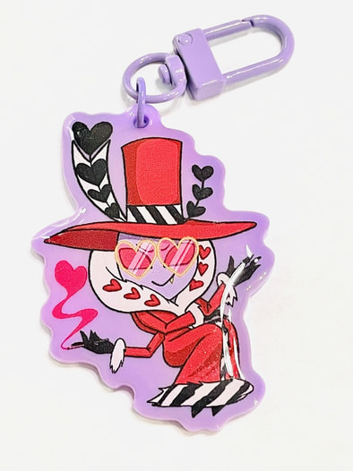 Valentinoアクリルキーホルダー