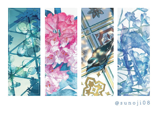 sunoya クリアブックマーク