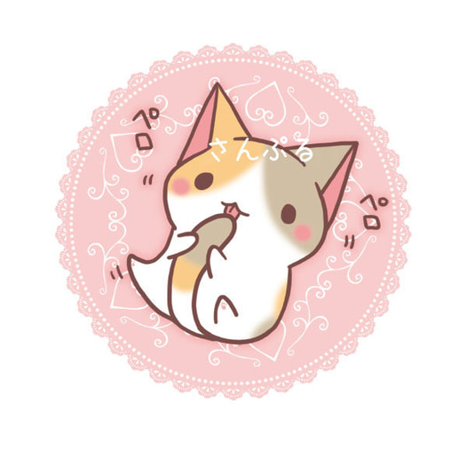 ウッドボールチェーン（ねこ）