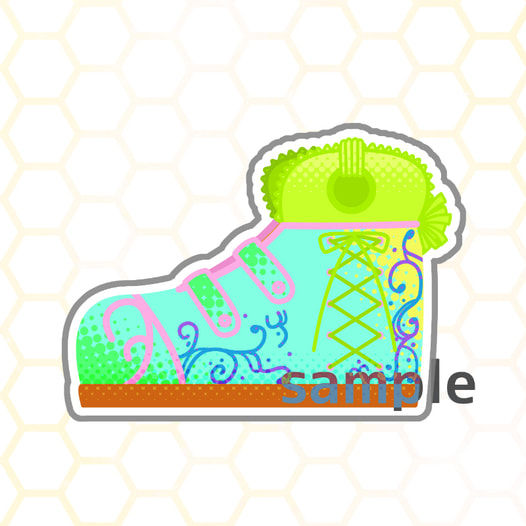 イメージ靴アクリルキーホルダー（コメット）