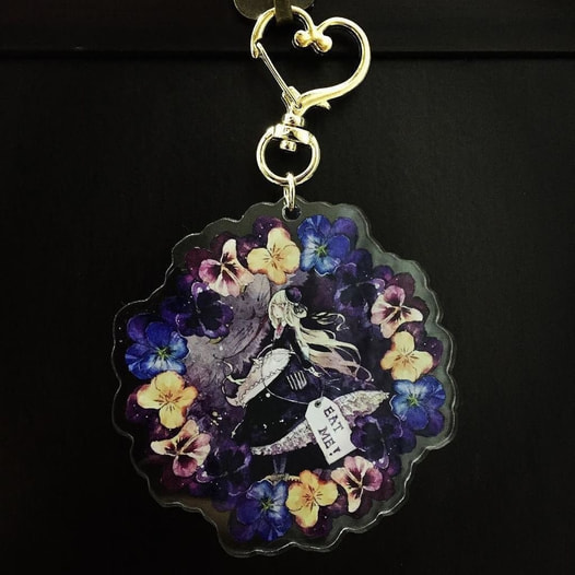 Alice Acrylic Keyring
