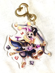 Jevil サイス アクリルキーホルダー