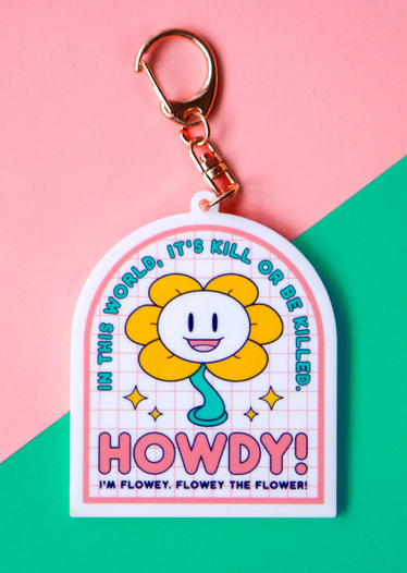 FLOWEY アクリルキーホルダー