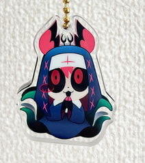 Evil Nun Alastor 見つめるキーチェーン