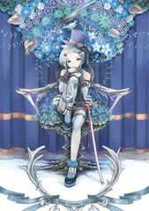 Blue bloomy baby