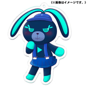 アクリルキーホルダー（黒うさぎ）