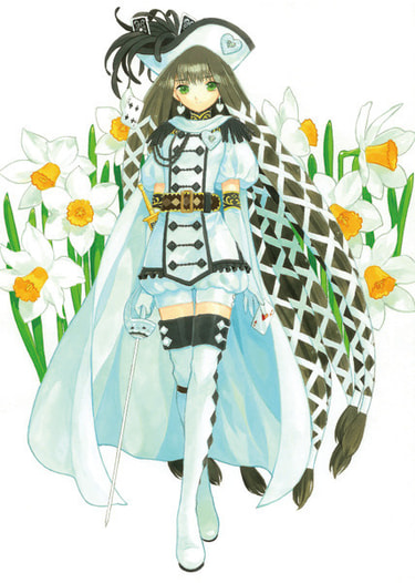 誕生石擬人化ポストカード（ダイヤモンド）