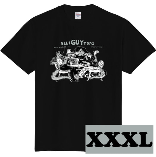 ALLI"GUY"TORS T-shirts (黒 - XXXLサイズ)