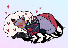 TVcat and mothcat acrylic stand