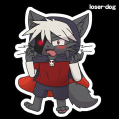 loser-dogステッカー