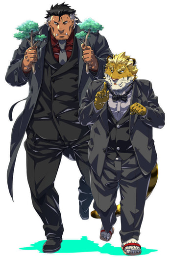 虎伯＆石動さんアクリルスタンド