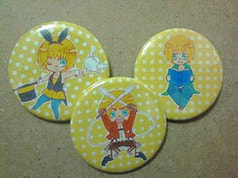 アルミン缶バッチ3点SET