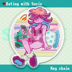 Dathing with Susie　アクリルキーホルダー