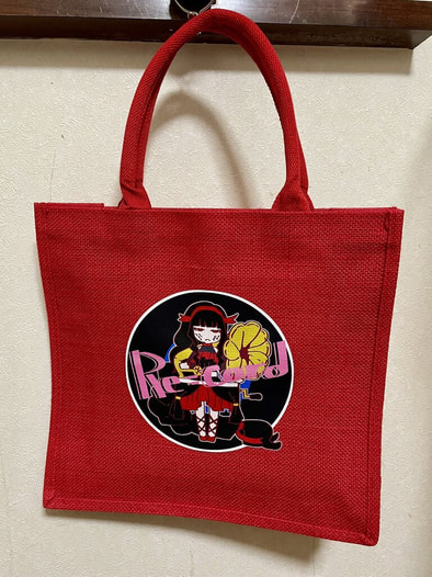 アザミジュートトートバッグ