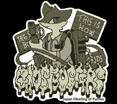 JMoF 2024 ステッカー キツネ