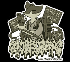 JMoF 2024 ステッカー キツネ