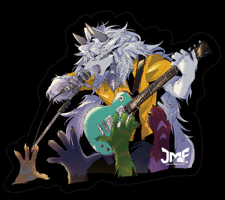JMoF 2025 ステッカー オオカミSONG