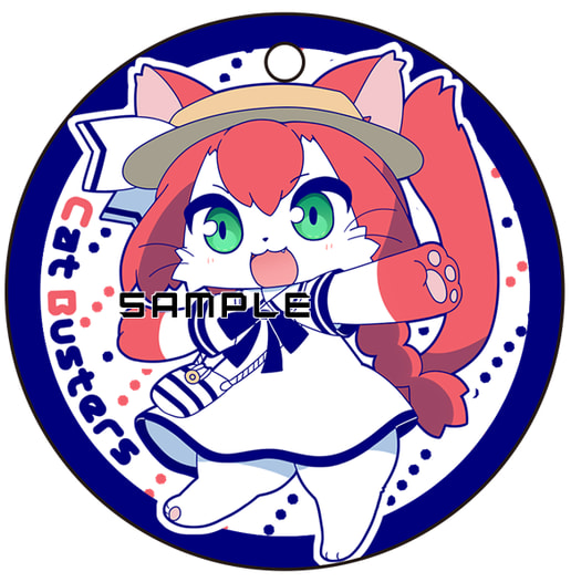 キャトバス　PVCキーホルダー　ネコ博士