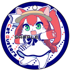 キャトバス　PVCキーホルダー　ネコ博士
