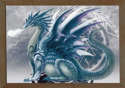 阿吽のドラゴン【吽】枠入りポスター
