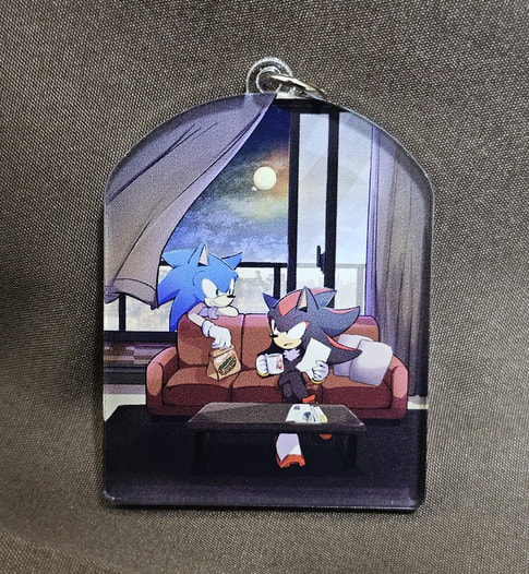 ソニシャ厚手フチなしアクキー