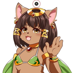 キーホルダーバステト