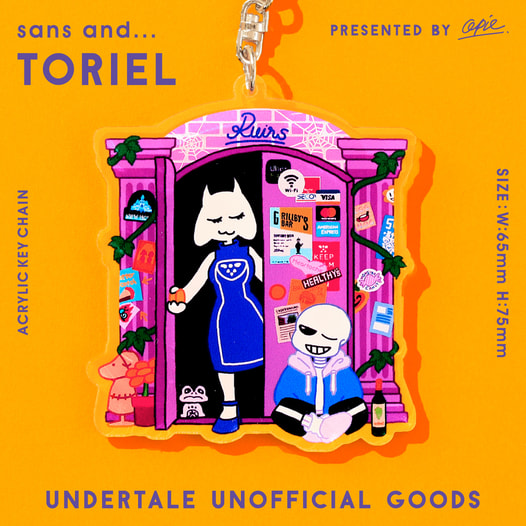 sans and...TORIEL アクリルキーホルダー