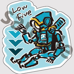 Low five パスマグネット