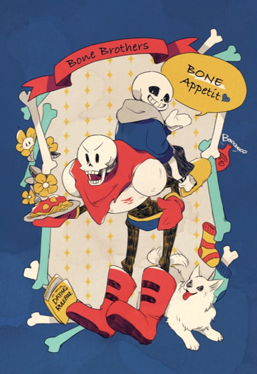 Bone Brothersポストカード