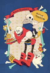 Bone Brothersポストカード