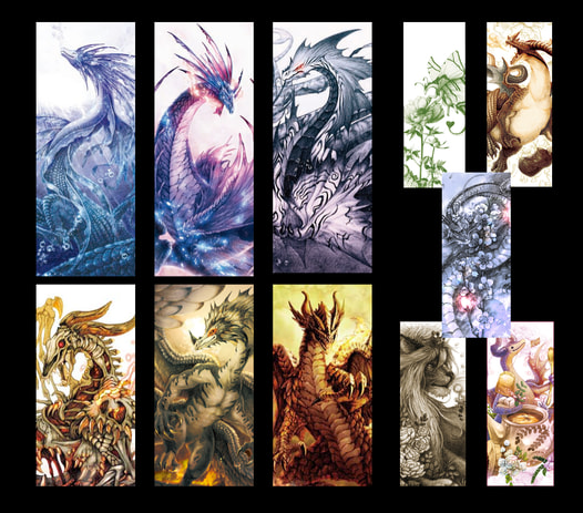 ドラゴンしおり11本セット②