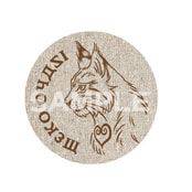 缶バッジ (山猫)/button badge (wild cat)