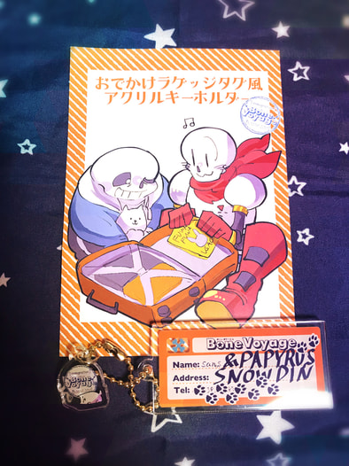 おでかけラゲッジタグ風アクキー