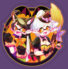 ハロウィンシオカラーズ　アクリルキーホルダー