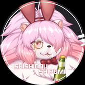 獅子堂 白望　缶バッジ