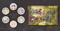 MyLittlePony☆Mane6缶バッチ＆切手風シールセット