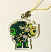 グリビーアクリルキーホルダー R